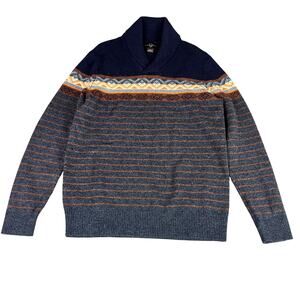 Black and Brown 1826 Lambswool Sweater - Small